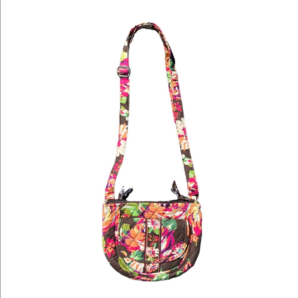 Vera Bradley Lizzie Mini Saddlebag Crossbody English … Gem